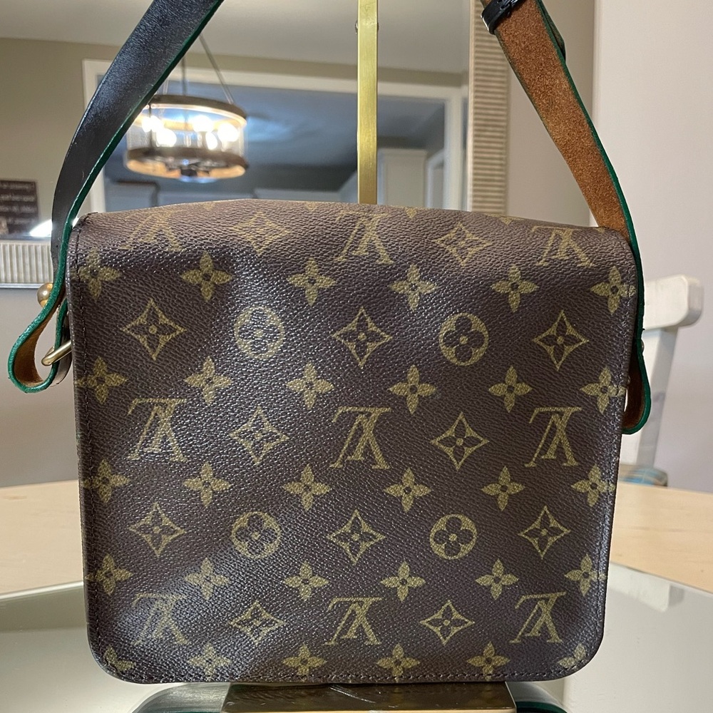 Louis Vuitton Cartouchiere MM Crossbody with COA (painted leather) - Picture 3 of 16